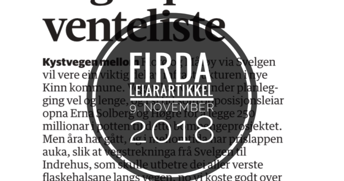 Firda leiar 9. nov 18